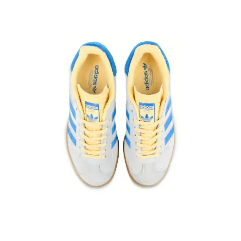 Adidas Gazelle Bold Almost Blue Yellow Women's-3