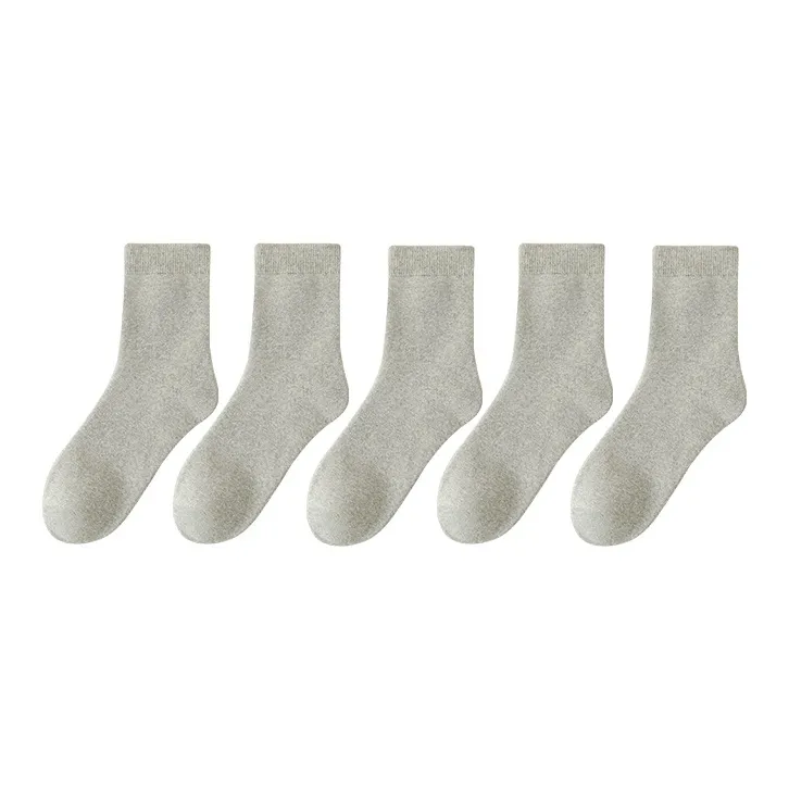 MIIOW Mid Calf Socks Women's 5 Pack-10