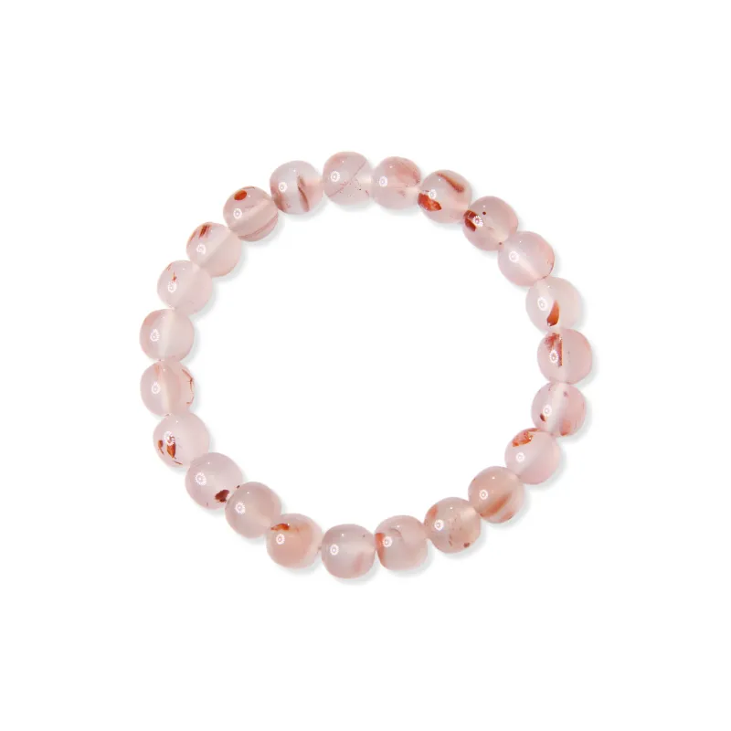 The Call Of The Heart Southern Red Agate Bracelets Unisex-0