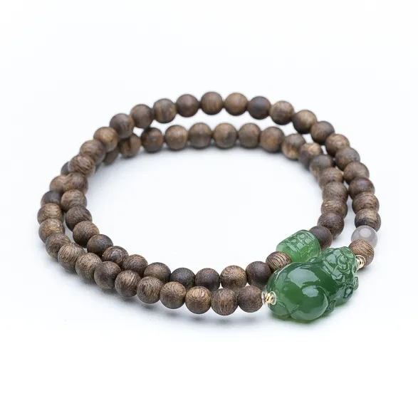 Xianyuan Fragrance Agarwood Precious Wood Bracelets Unisex-0