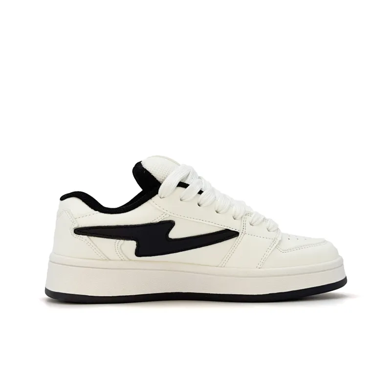 UNIITY White Puffy Shoes Water-Resistant Wear-Resistant Lightweight Low-Top Skateboard Shoes Women's Box Included-2