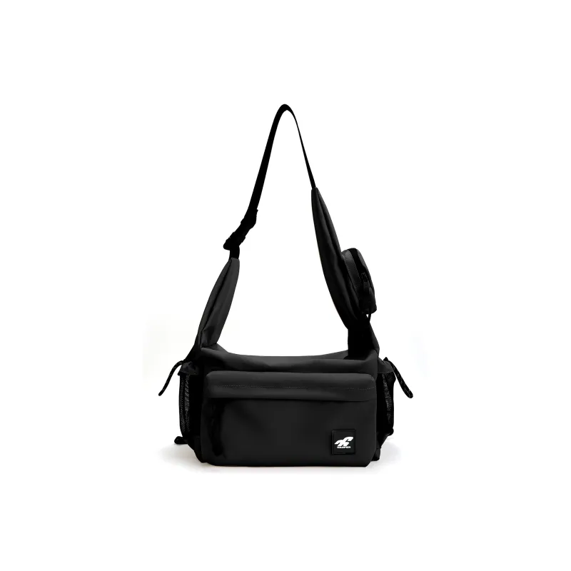 VAOPER Polyester Crossbody Bag Regular Unisex Purple/Black/Khaki-0