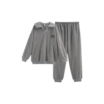 Same Language Pajama Set Men's Moon Gray
