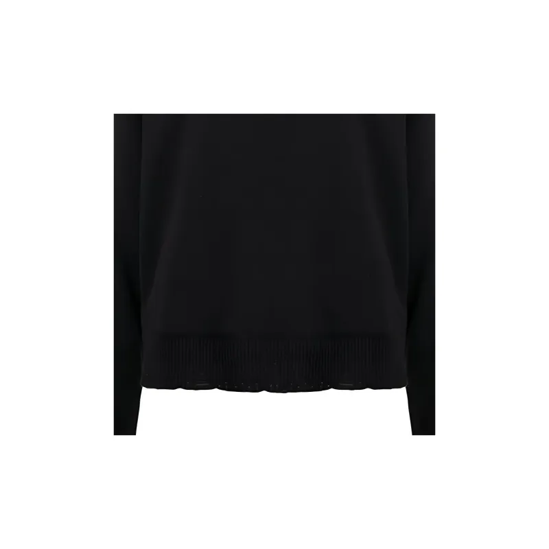 VERSACE Cashmere Sweaters Women's Black-4