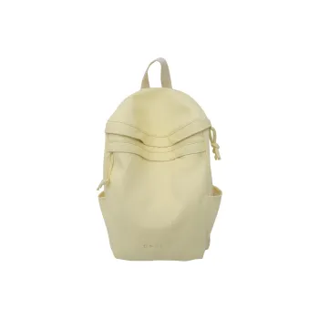 Techson Nylon Backpack Regular Unisex Yellow Purple Pink Light Blue
