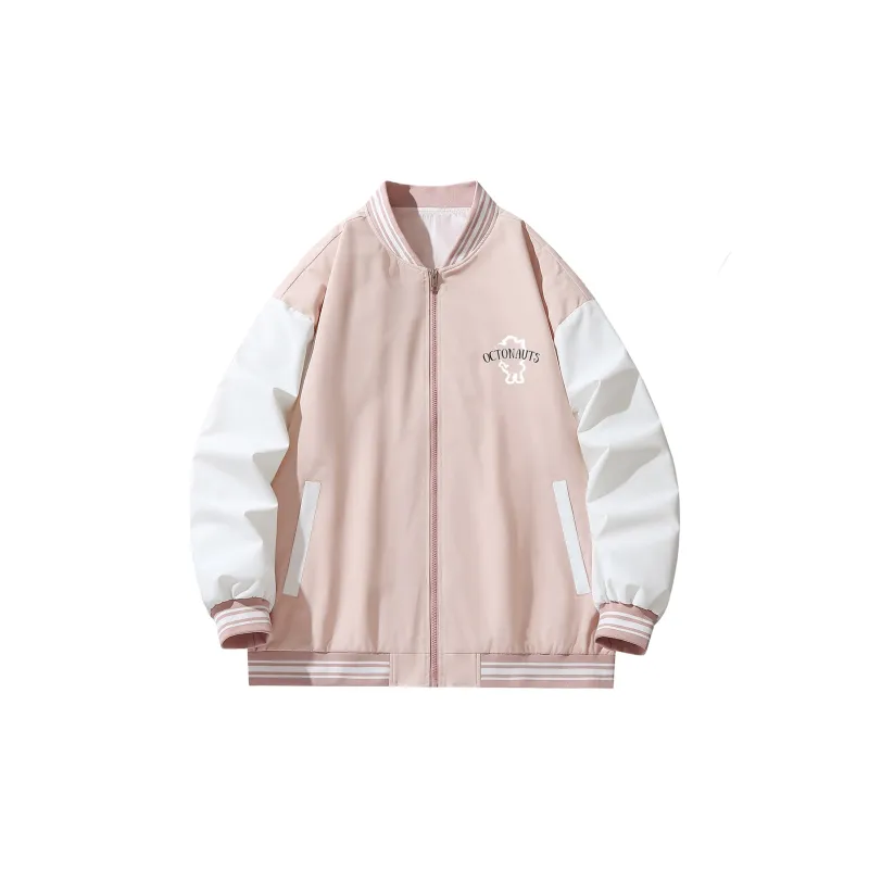 Small Columns Under The Sea Baseball Jacket Unisex-9