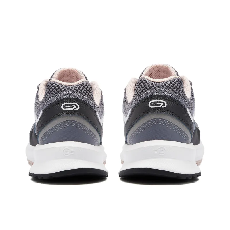 DECATHLON Cushioning Anti Slip Wear Resistant Breathability Low Top Running Shoes Women's Gray-3