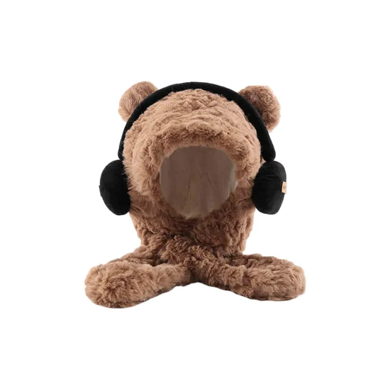 Yalu Polyester Hoods & Plush Hats Unisex Gift Box Set-4