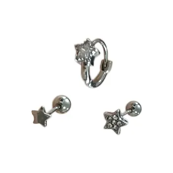 Asia Star Alloy Earrings Women's