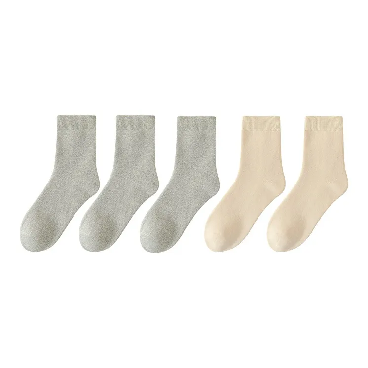 MIIOW Mid Calf Socks Women's 5 Pack-9