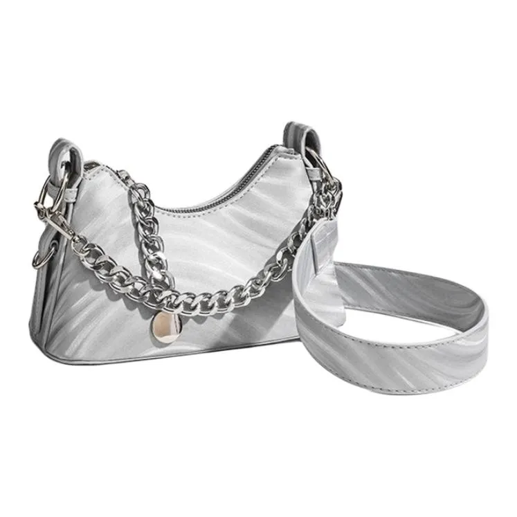 LETOO PU Crossbody Bag, Shoulder Bag Regular Women's Silver-1