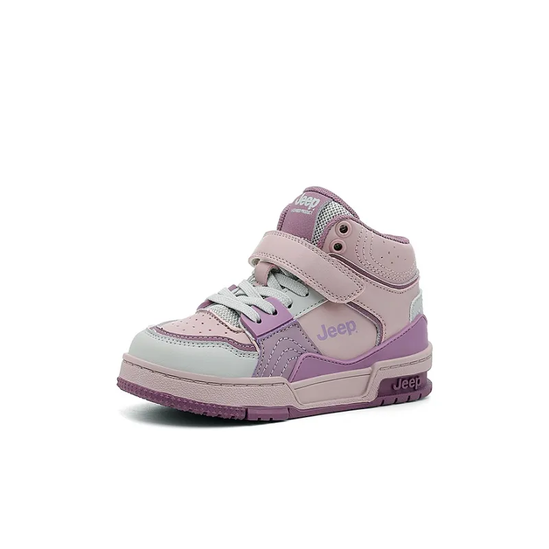 Jeep Anti Slip And Wear Resistant Breathable High Top Kids' Skateboarding Shoes Kids'-7