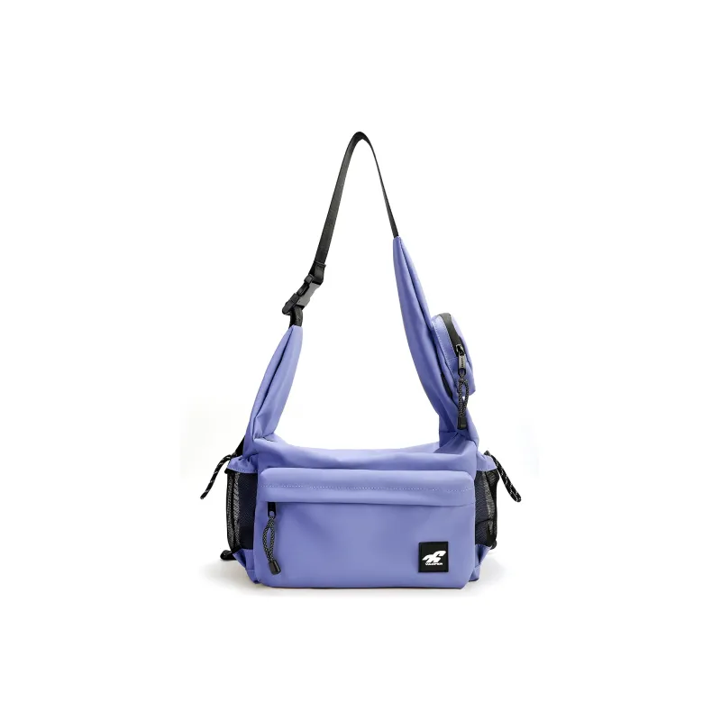 VAOPER Polyester Crossbody Bag Regular Unisex Purple/Black/Khaki-1