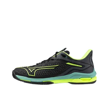 Mizuno Wave Exceed Tour 6 Cushioning Slip Resistant Low Top Tennis Shoes Men's Neon Green