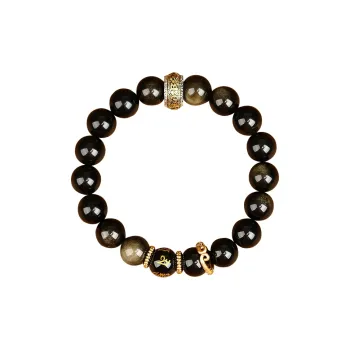 Wanshu Obsidian Bracelets Unisex