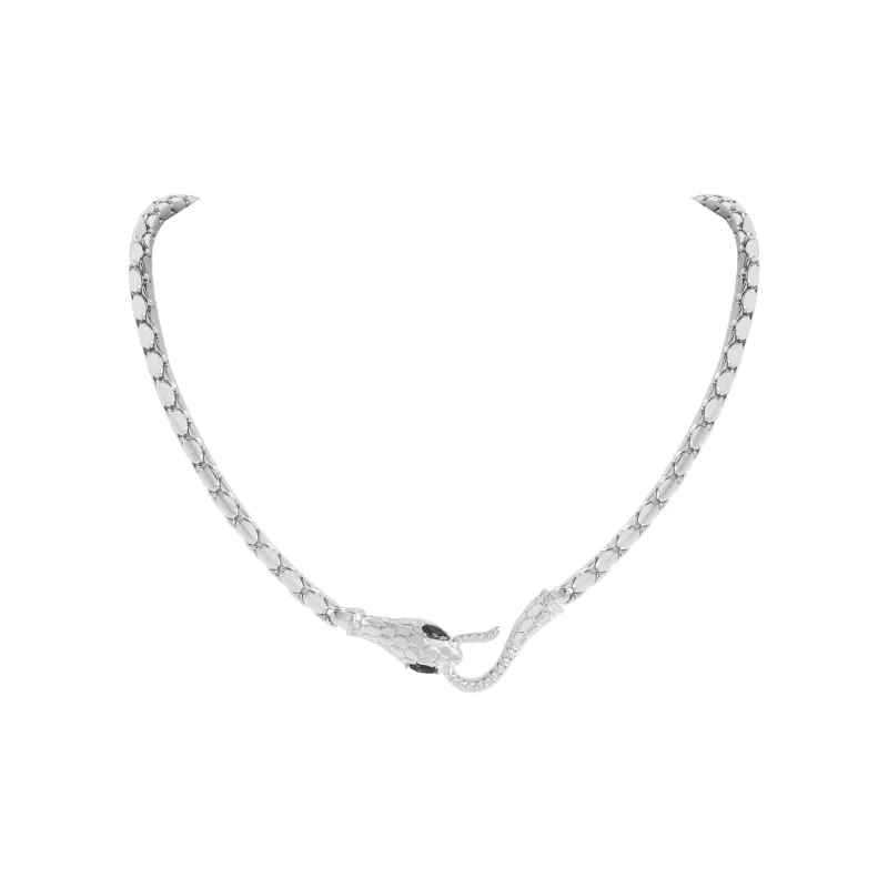 DREAM PARTY Copper Alloy Synthetic Cubic Zirconia Necklaces Unisex-0