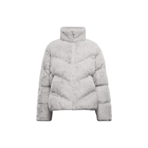Nike SportswearTherma FIT Windpuffer Velvet feel Coat Women's Light Earth Brown/White