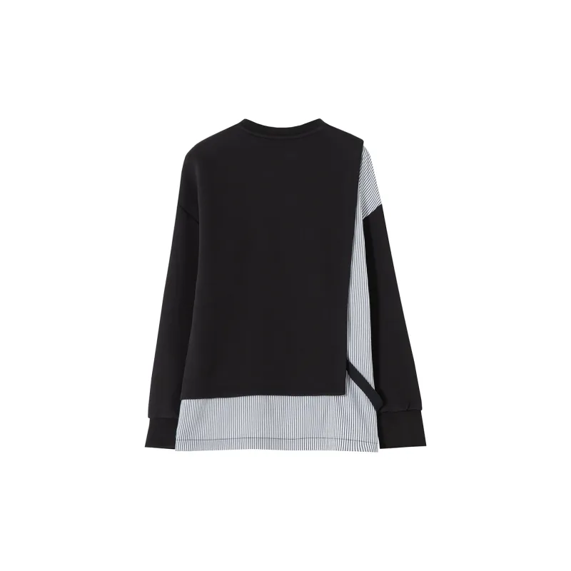 SOON FLOWER Sweatshirt Women's Black-1