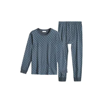 ITALAI Thermal Set Men's Gray Blue