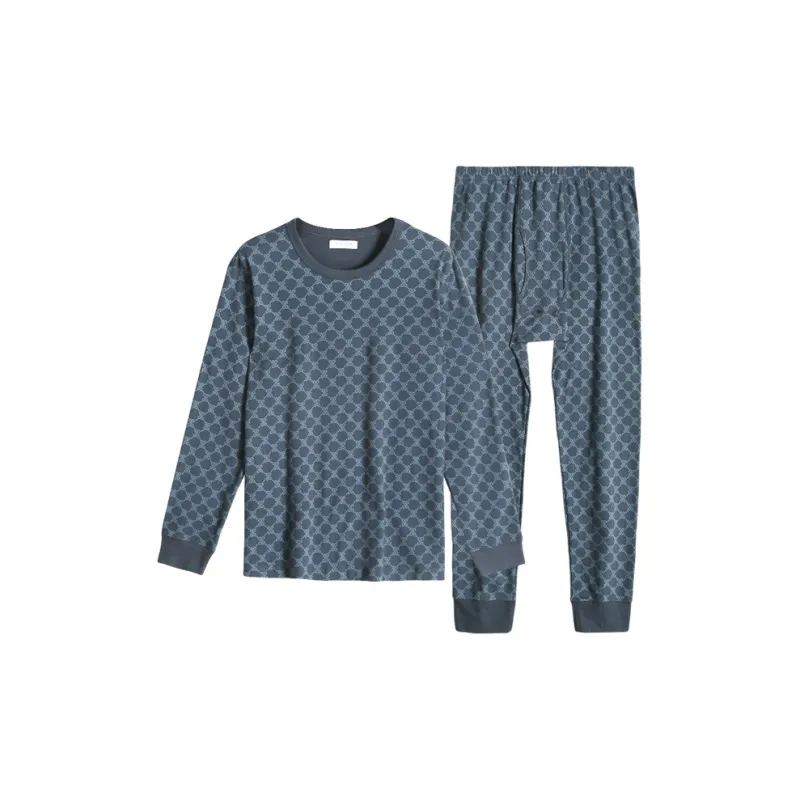 ITALAI Thermal Set Men's Gray Blue-0