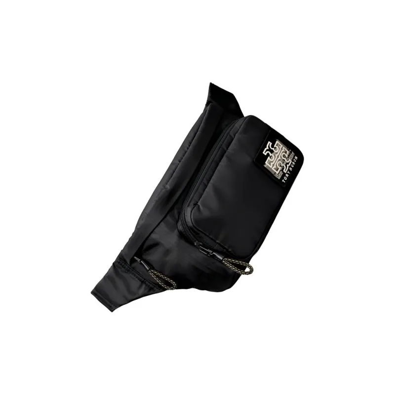 TORY BURCH Polyester Sling Bag, One Shoulder, Crossbody, Fanny Pack Unisex Black-2