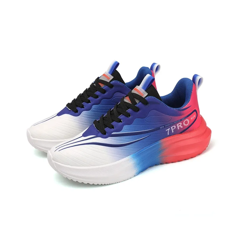 Meiretu Coverage Impact Resistant Rebound Low Top Sprint Running Shoes Men's-2