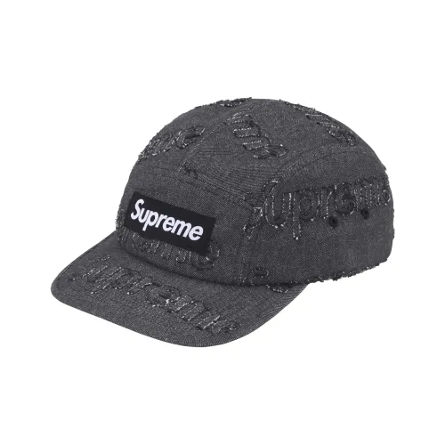 Supreme Lasered Denim Camp Cap