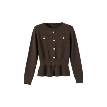 Late White Knitwear Women's Dark Coffee
