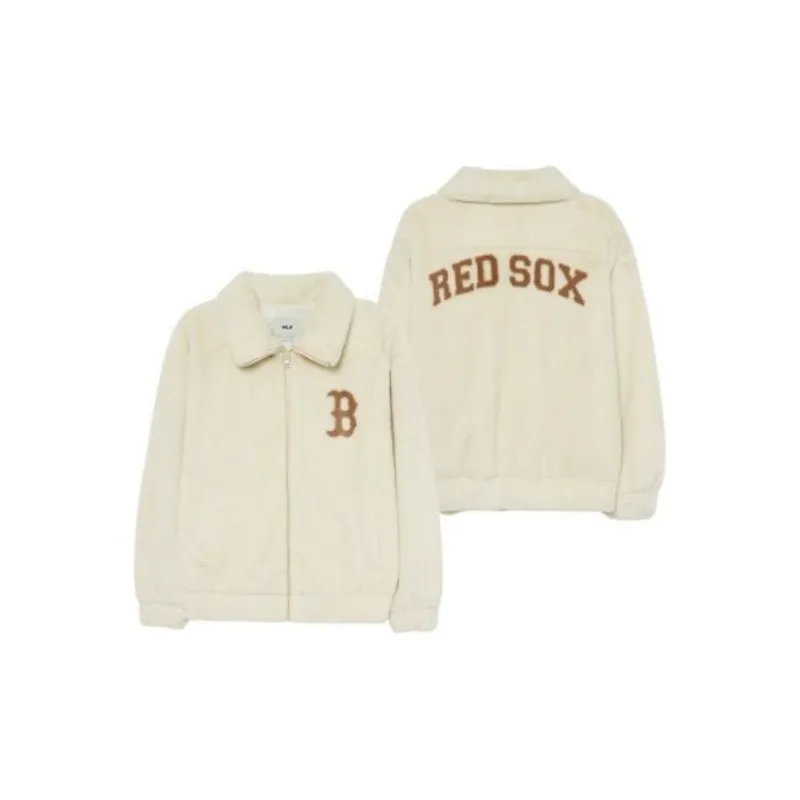 MLB Jackets Unisex Beige Yellow-4