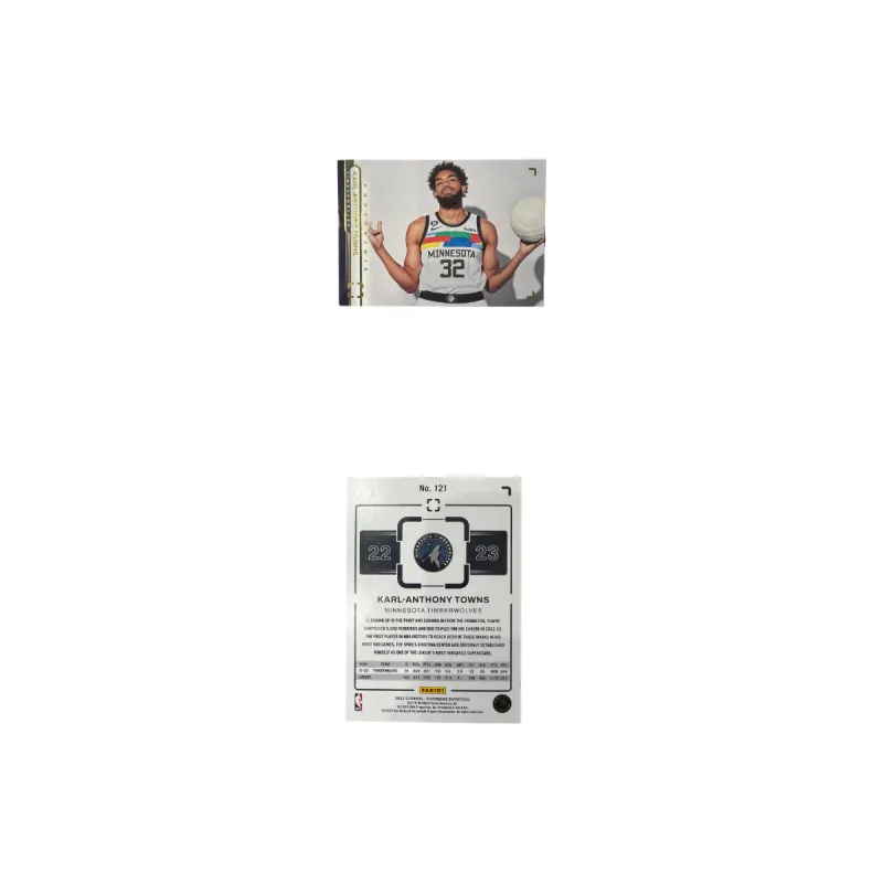 PANINI Timberwolves Anthony Towns On Court Tekka Rare Card Sports Cards 1 Pc-2