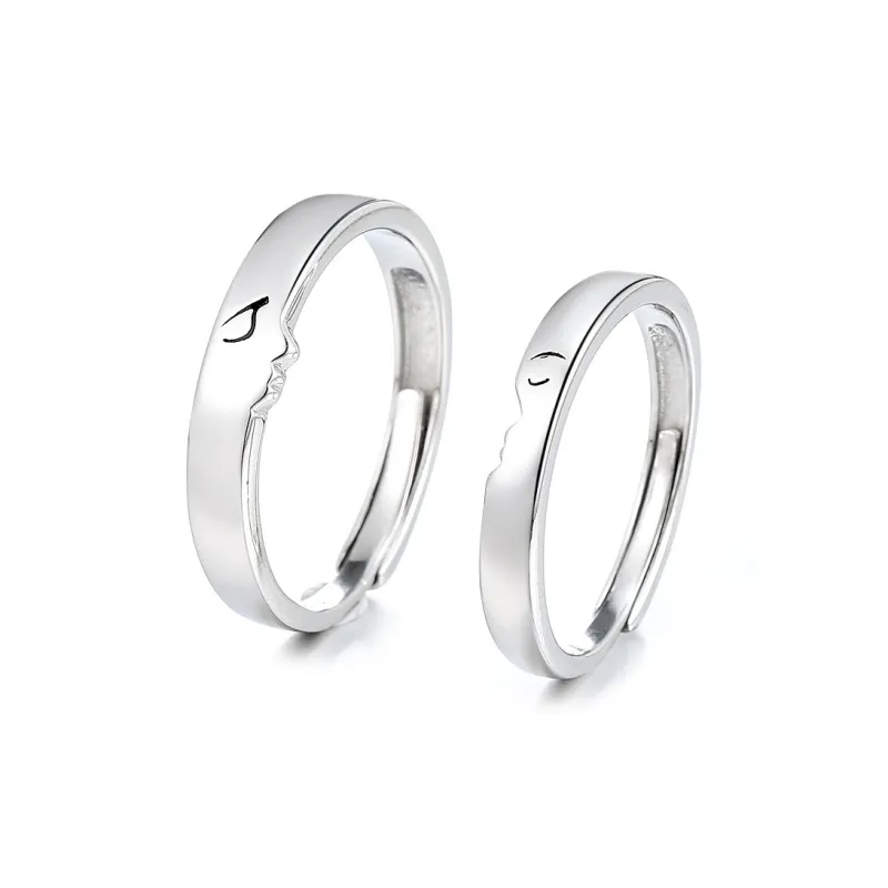 KLFOOK 999 Fine Silver Rings Unisex-0