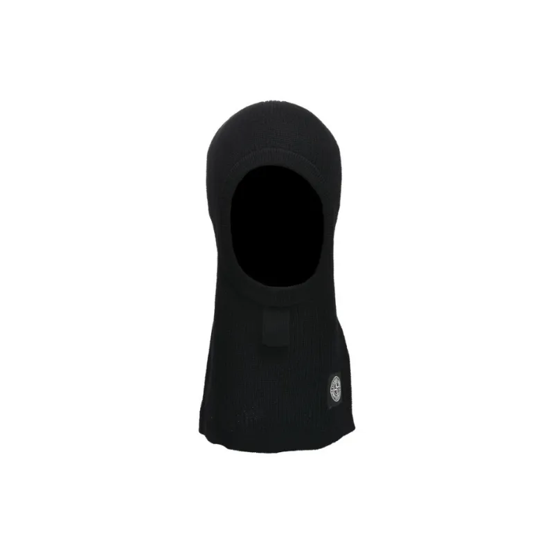 STONE ISLAND Compass patch Virgin Wool Balaclava-3