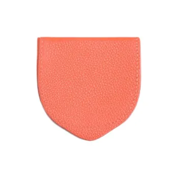 ZARA Cow Leather Coin Purse Men's Orange