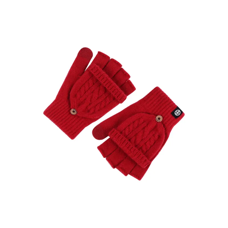 Yamaichi Maru Polyester Nylon Knit Gloves Unisex Multicolor-1
