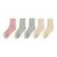 [5 Pack]Apricot 2 Pack+Light Gray 2 Pack+Pink 1 Pair