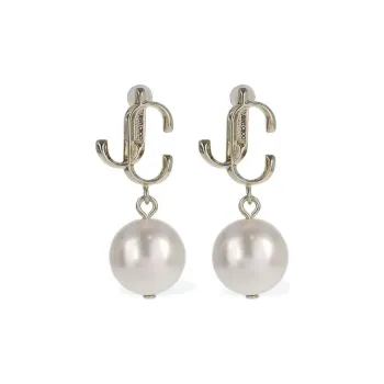 Jimmy Choo Logo-lettering Pearl Earrings