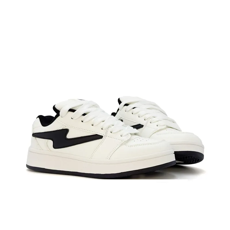 UNIITY White Puffy Shoes Water-Resistant Wear-Resistant Lightweight Low-Top Skateboard Shoes Women's Box Included-3