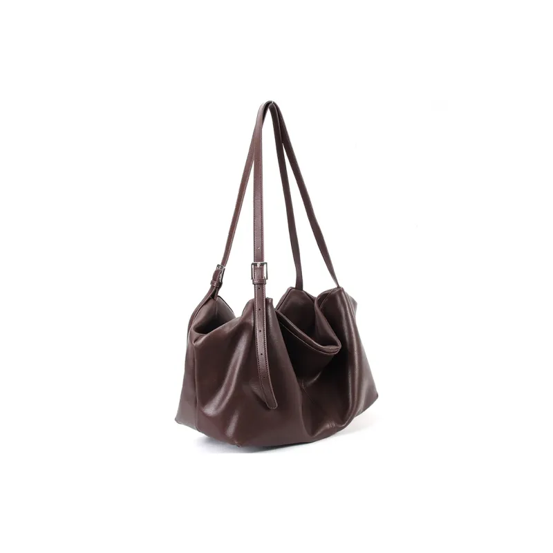 YOCAMU Cow Leather Tote Bag Shopping Bag Crossbody Bag Shoulder Bag Unisex Multicolor-7