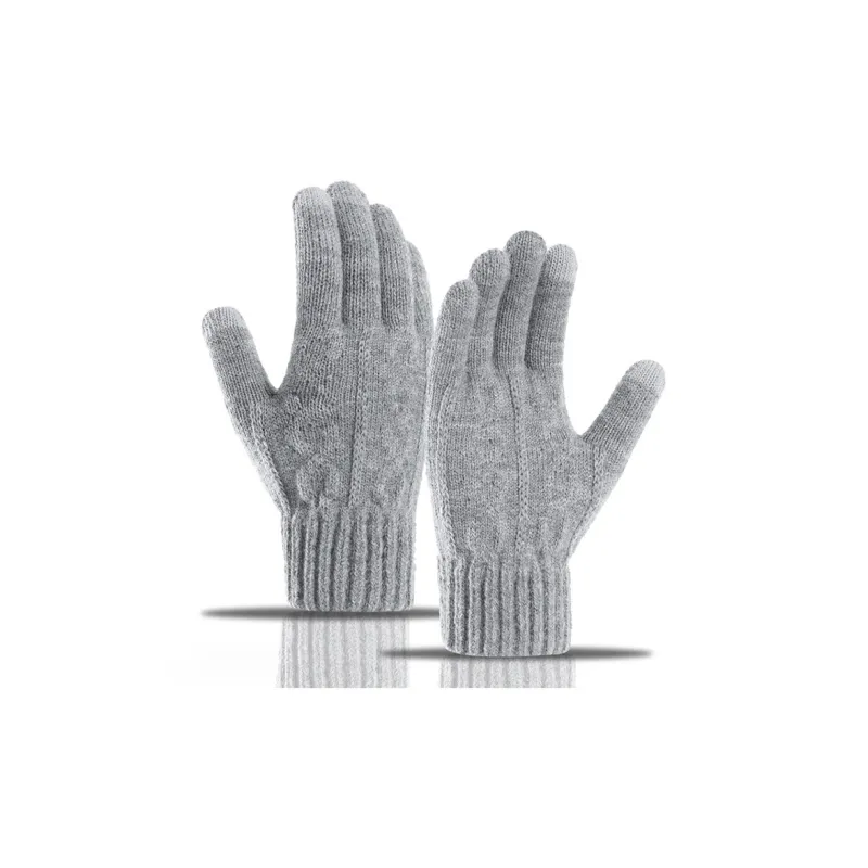 Lanza Acrylic Knit Gloves Unisex-1