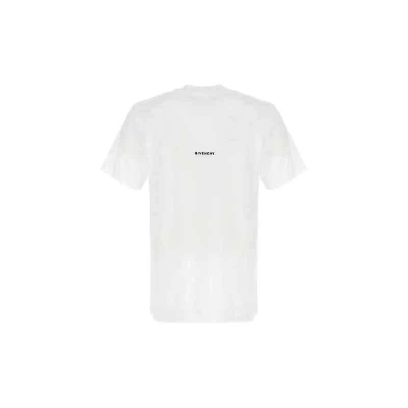 Givenchy Logo Embroidered Crewneck T Shirt-1