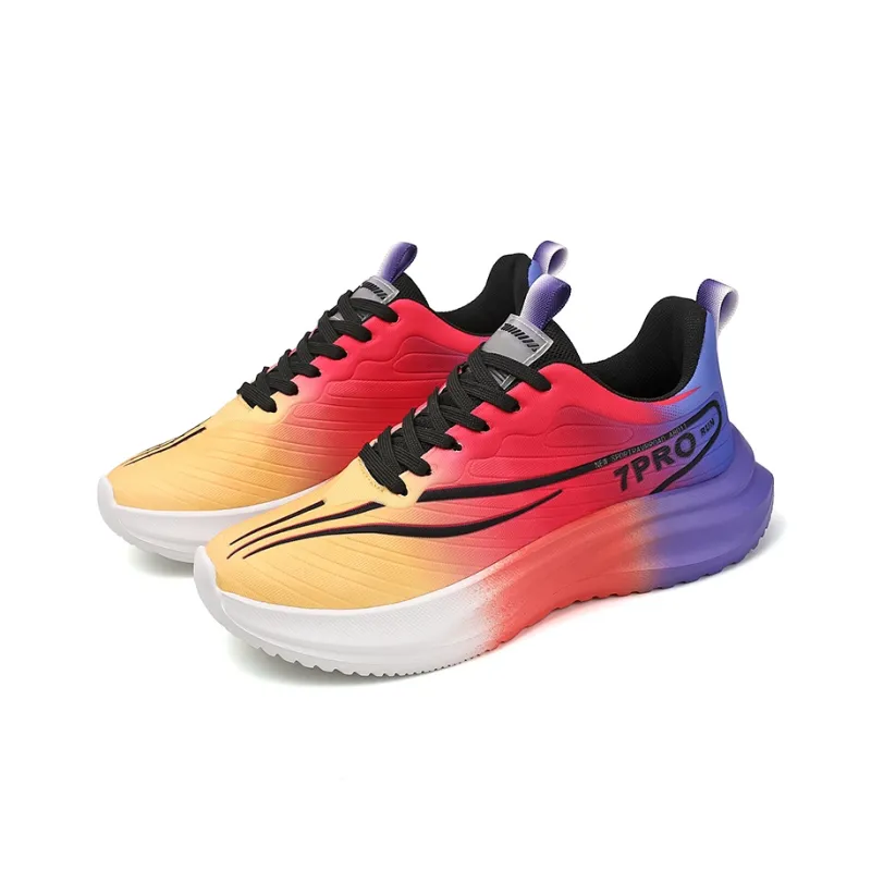 Meiretu Coverage Impact Resistant Rebound Low Top Sprint Running Shoes Men's-7