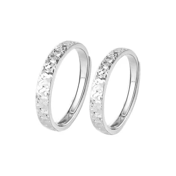 Onakiiko S999 Fine Silver Ring Gift Box Set Unisex
