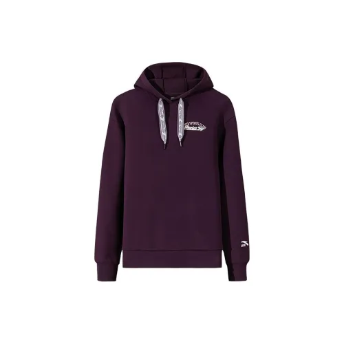 Anta Life Collection Sweatshirt Women's Dark Plum Purple
