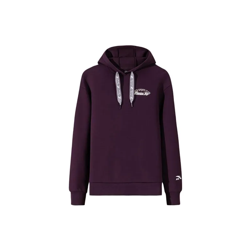 Anta Life Collection Sweatshirt Women's Dark Plum Purple-0