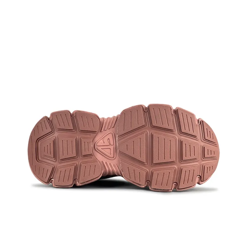 LuzaoT SUPER DRAG Cushioning Coverage Wear Resistant Slip Resistant Low Top Chunky Sneakers Women's Beige Pink Red-5