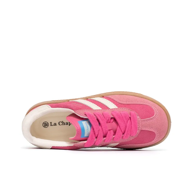 La Chapelle Anti Slip Wear Resistant Low Top Skateboard Shoes Women's-24