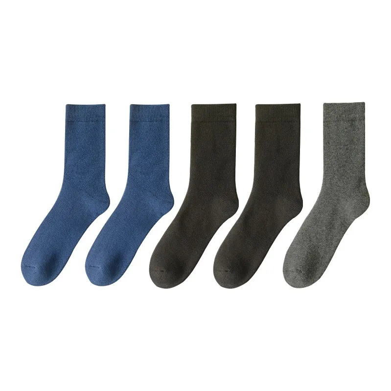 MIIOW Mid Calf Socks Men's 5 Pack-0
