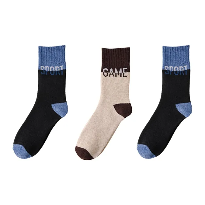 Cotton Gene Mid Calf Socks Men's Combo Set-7