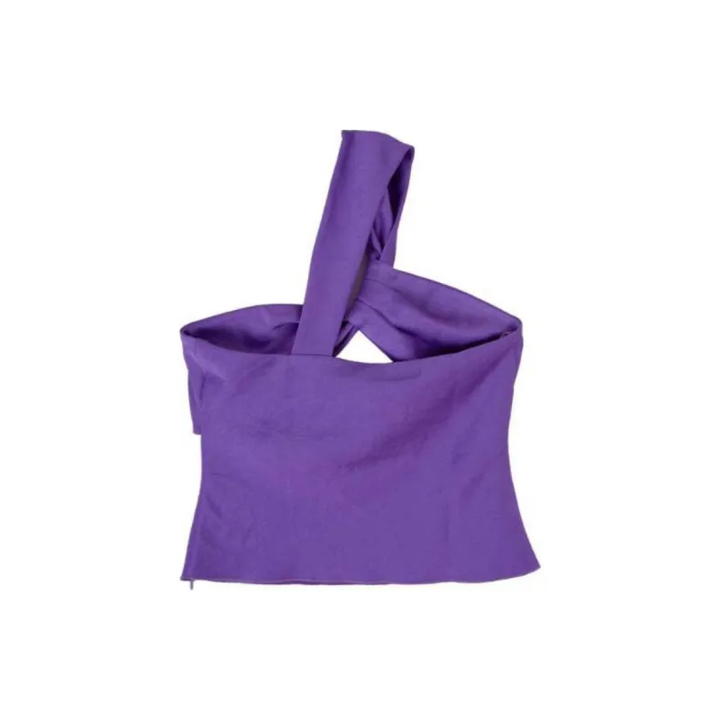 NANUSHKA Alvin Twist-detail Satin Top-1