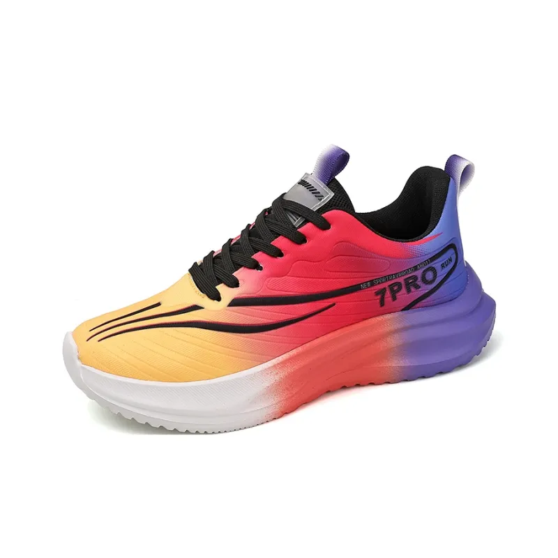 Meiretu Coverage Impact Resistant Rebound Low Top Sprint Running Shoes Men's-6